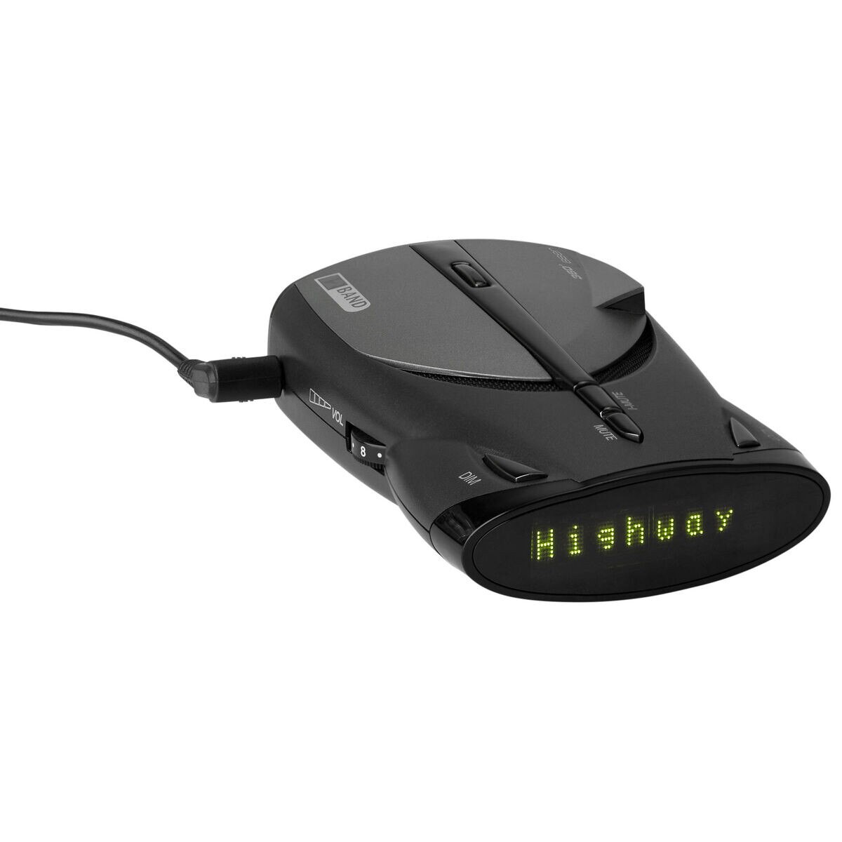 Radar Detector 12 VDC 6 ft. Coiled Power Cord with 3.4 x 1.3 x 7mm Tip